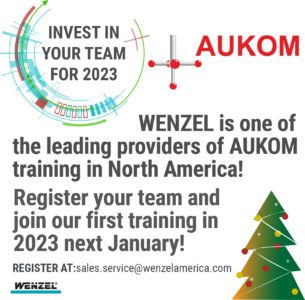 Register for AUKOM training today for training in January 2023. Register at sales.service@wenzelamerica.com