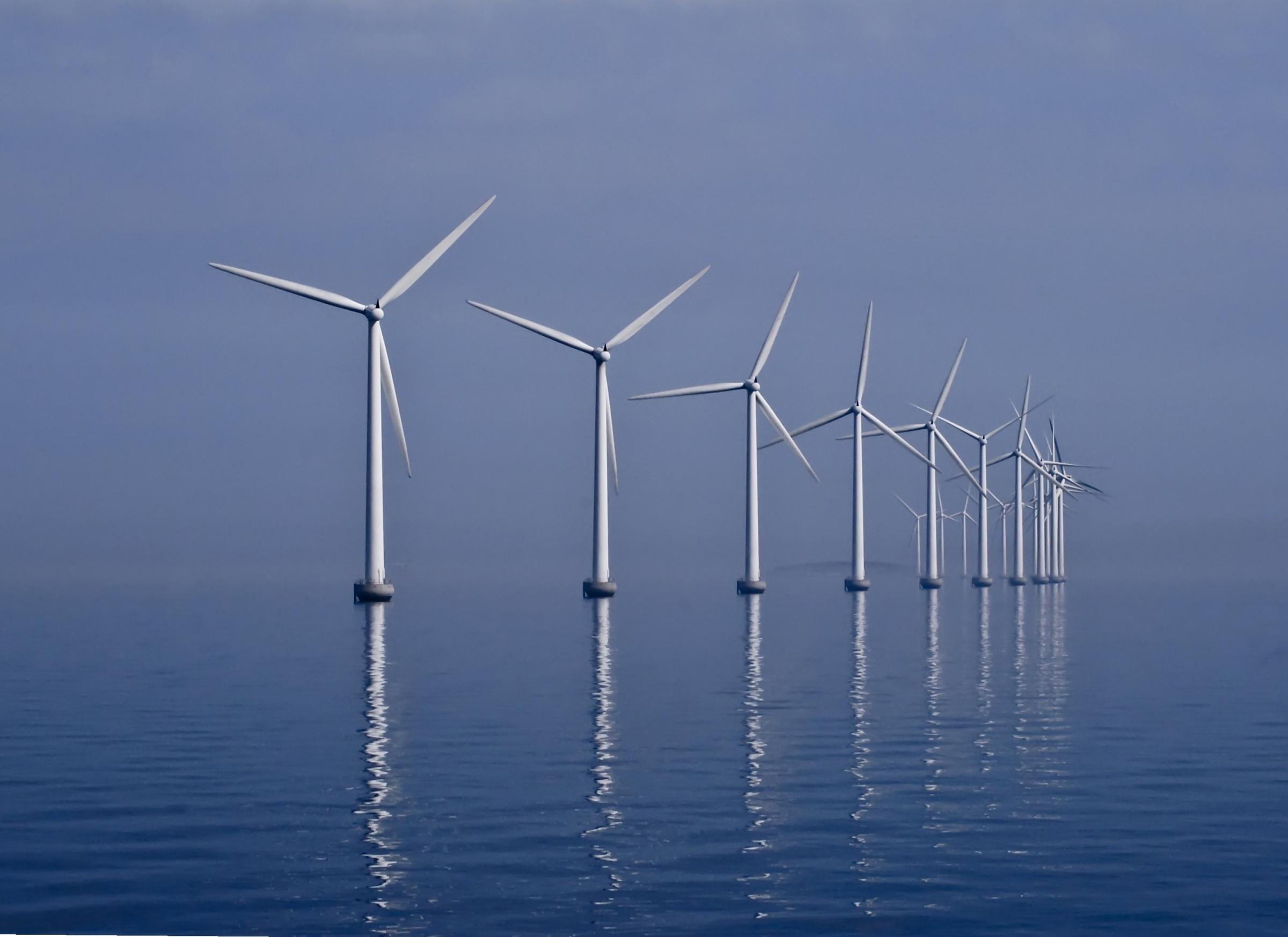 The Middelgrunden is an offshore wind farm outside Copenhagen, Denmark. KIM HANSEN / FLICKR