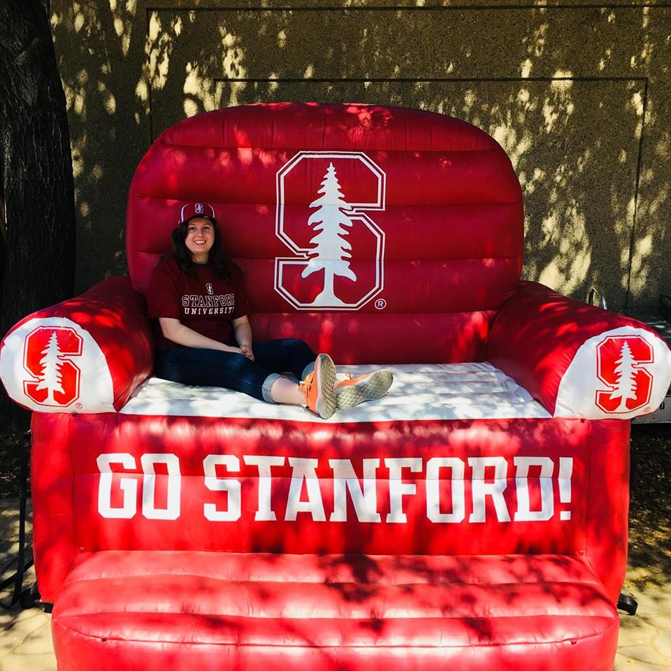 Courtney getting comfortable at Stanford
