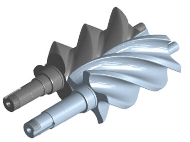 Helical rotor 1