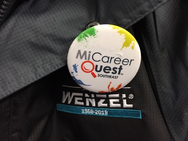 Wenzel Uniform shirt with MI Career Quest Button