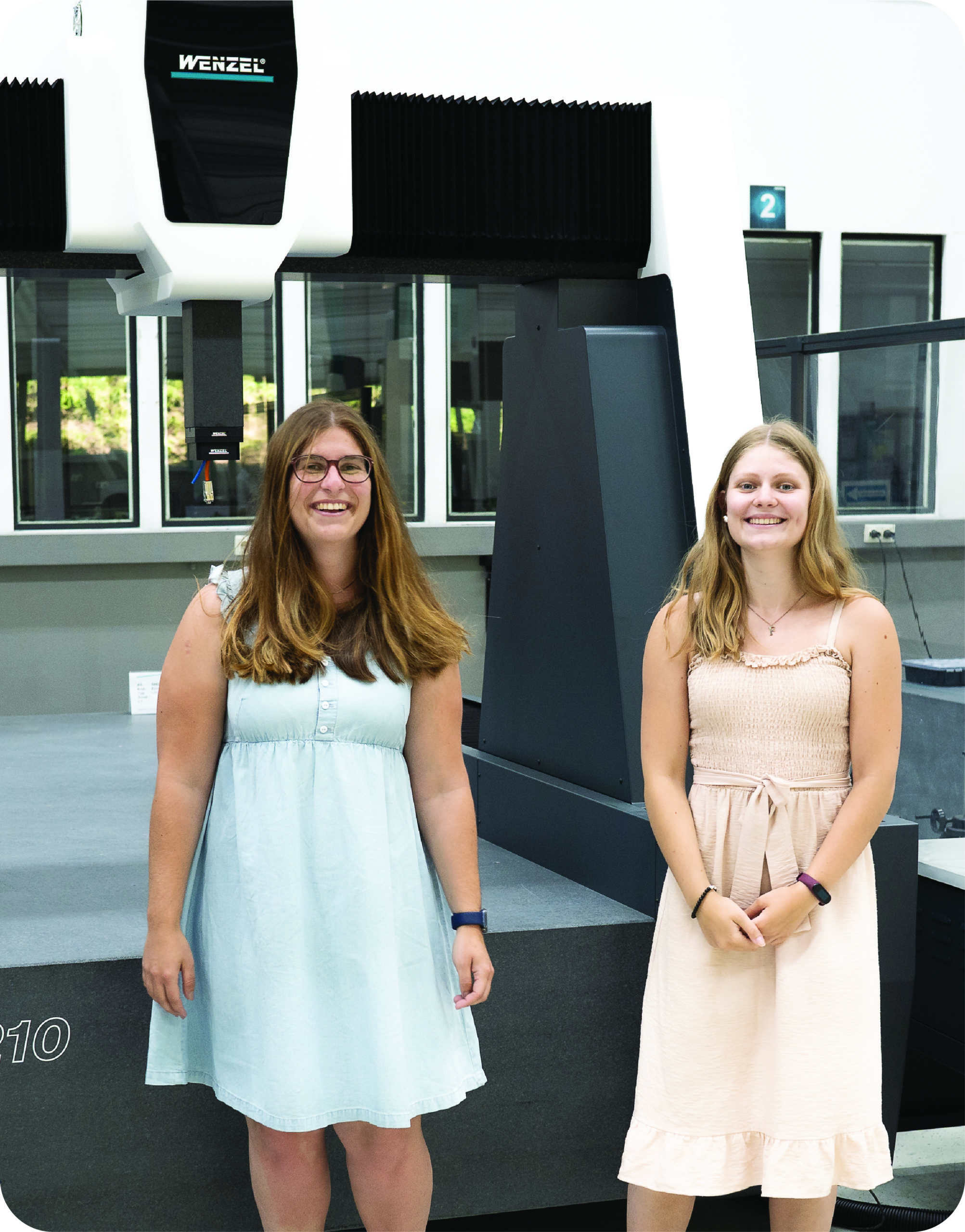 Ladies working as Engineers in the Mechanical Design and Development department