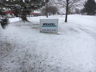 Sign and street