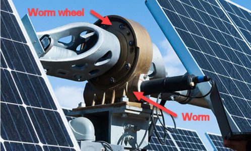Solar slewing drive