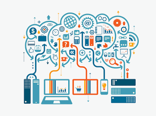 Data vector illustration