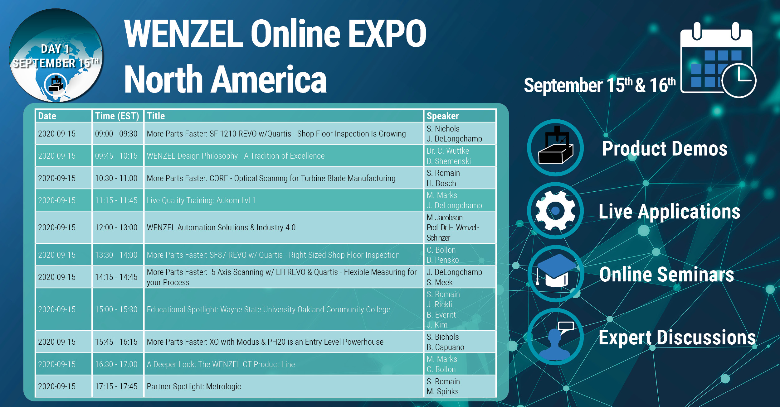 Wenzel North America Online EXPO