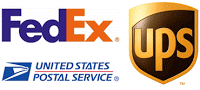 FedEx USPS UPS Logos