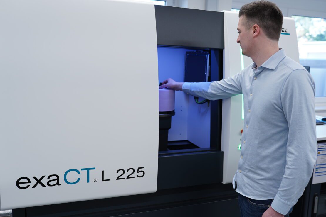 Computed Tomography for non-destructive testing.